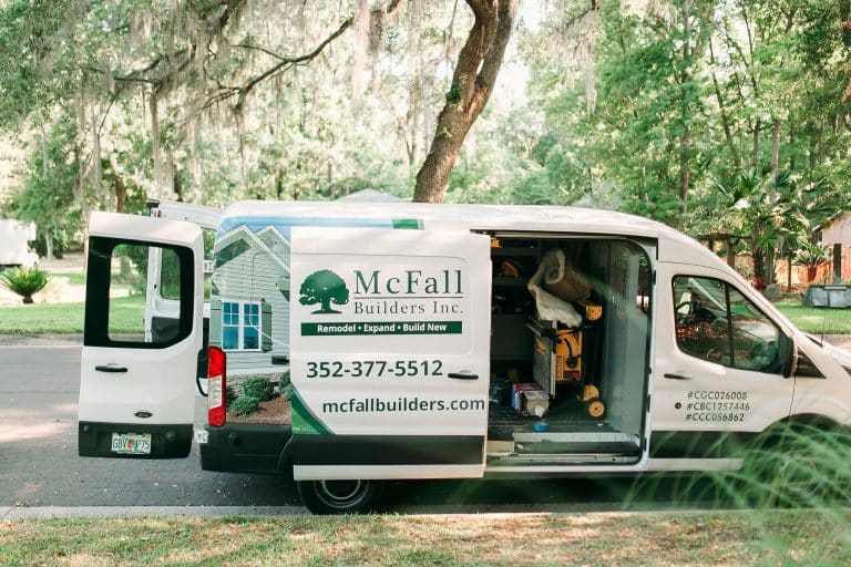 McFall Builders, Inc. work van